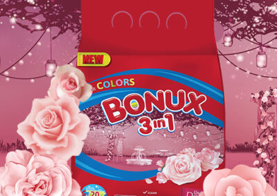 Прах за пране Bonux 3в1 Radiant Rose